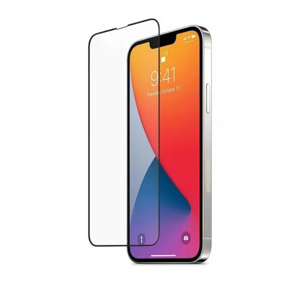 Film verre trempé avec cadre noir iPhone 13 Pro Max/iPhone 14 Plus