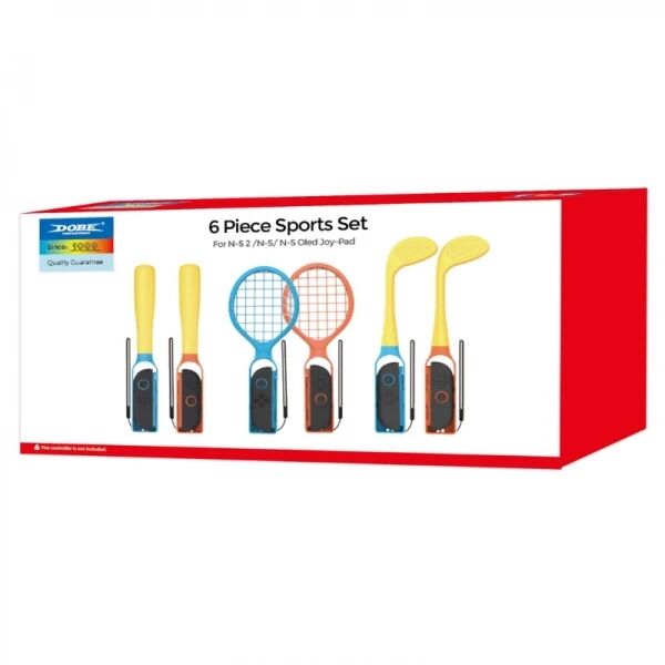 Kit de sport 6 pcs pour Nintendo Switch 2 DOBE TNS-5115