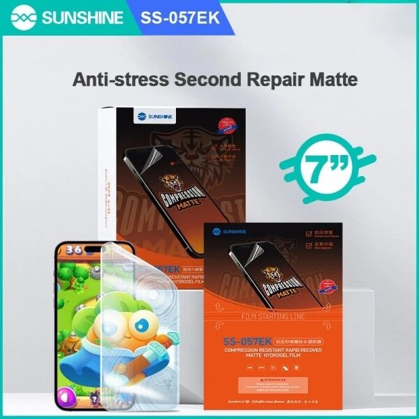 Lot de 20 films "hydrogel" EPU MAT anti-stress et auto-régénérant SUNSHINE SS-057EK pour smartphones