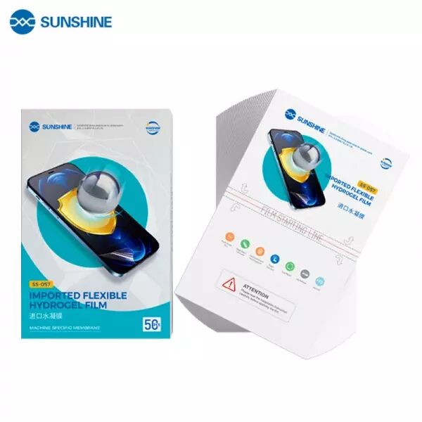 Lot de 20 films "hydrogel" TPU Soft HD et haute-transparence SUNSHINE SS-057 pour smartphones, watch...