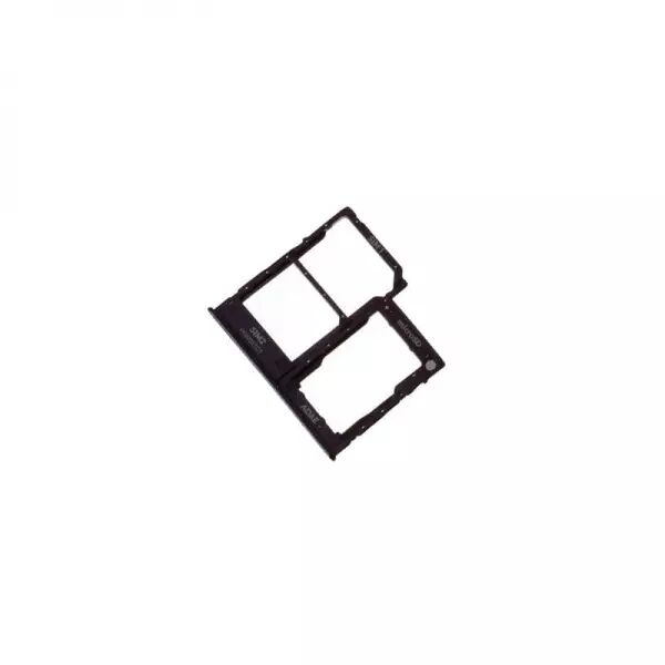 Tiroir sim Samsung A415F Galaxy A41 noir