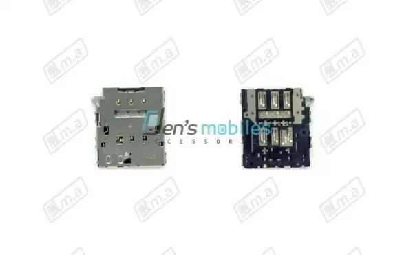 Tiroir sim Samsung G920 Galaxy S6 noir