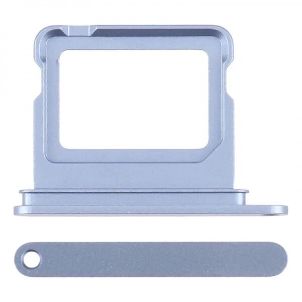 Tiroir sim iPhone 17 bleu brume