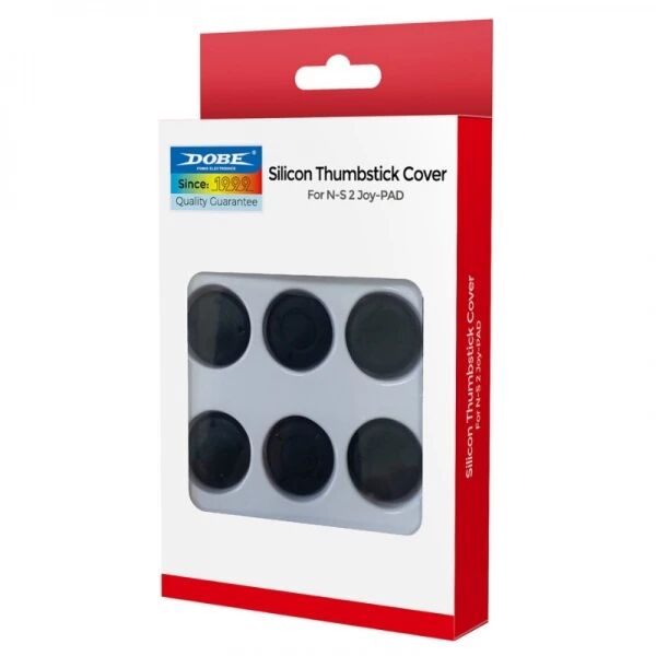Capuchons en silicone pour manette Nintendo Switch / Switch 2 DOBE TNS-31110 noir
