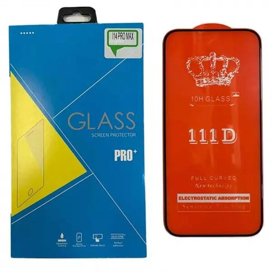 Film verre trempÃ© avec cadre noir iPhone 14 Pro Max