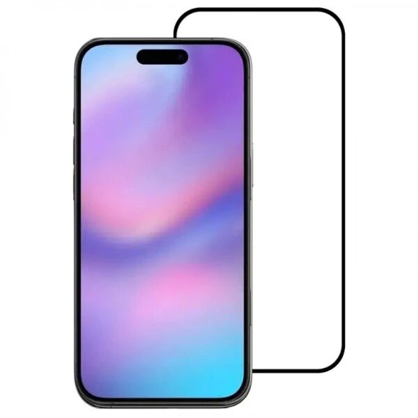 Film verre trempÃ© avec cadre noir iPhone 17 Pro Max
