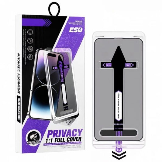 Film verre trempÃ© et kit d'intallation anti-poussiÃ¨re iPhone 16 Pro Max(Boite/blister)