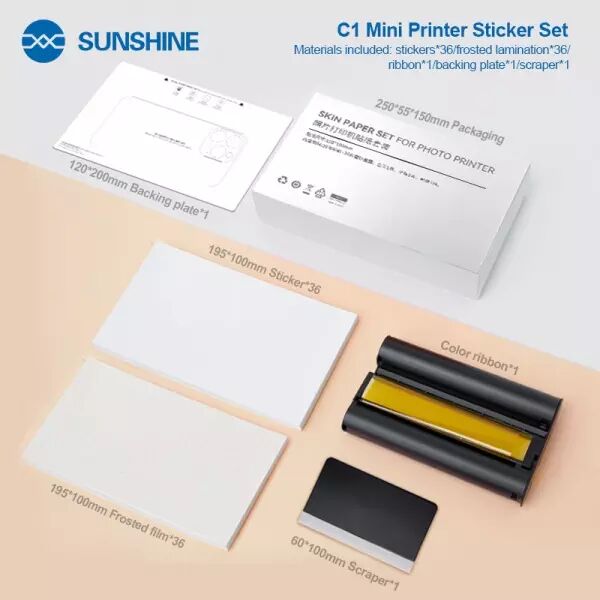 Kit imprimante de films couleur Sunshine C1 MINI
