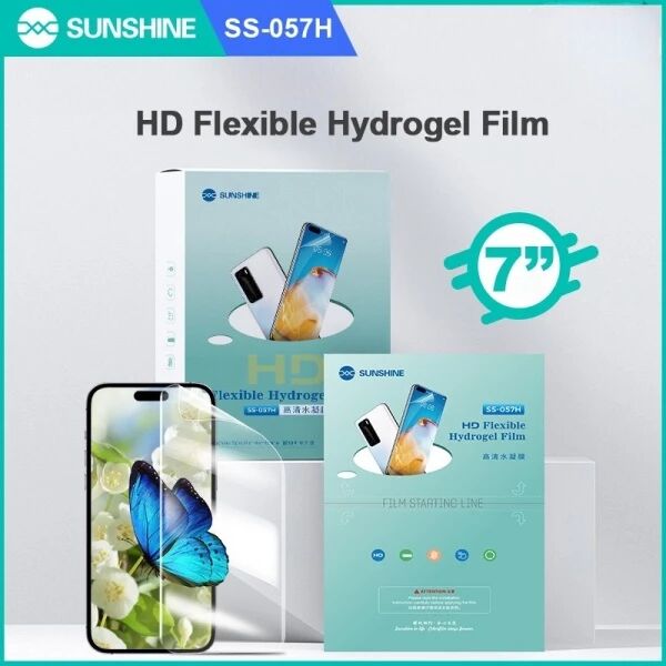 Lot de 10 films "hydrogel" Ã©cran incurvÃ©  SUNSHINE SS-057H HD pour smartphones, watch...