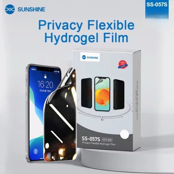 Lot de 10 films "hydrogel" TPU effet-privÃ© et auto-rÃ©gÃ©nÃ©rant SUNSHINE SS-057S pour smartphones, watch...