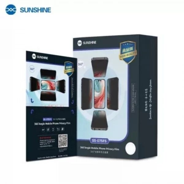 Lot de 10 films "hydrogel" TPU MAT effet privÃ© SUNSHINE SS-075FS pour smartphones, watch...