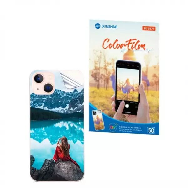 Lot de 20 films de personnalisation de face arriÃ¨re "hydrogel" Sunshine SS-057Y smartphone