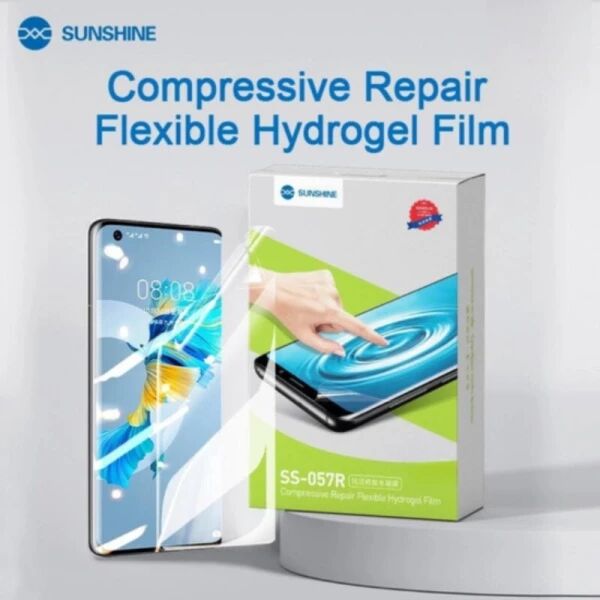 Lot de 50 films "hydrogel" TPU HD Ã©cran incurvÃ© et auto-rÃ©gÃ©nÃ©rant SUNSHINE SS-057R pour smartphones, watch...