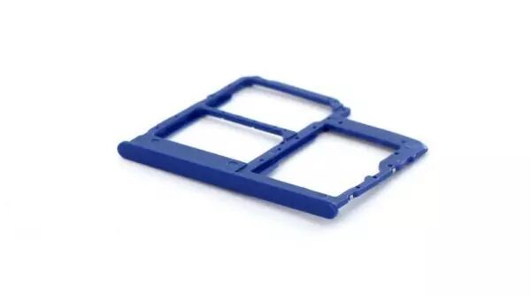 Tiroir sim et carte SD Samsung A405 Galaxy A40 bleu
