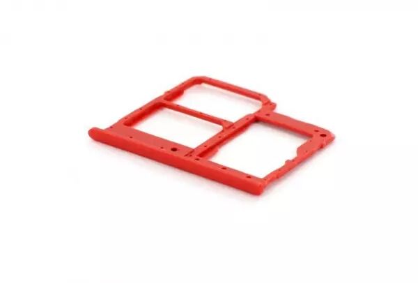 Tiroir sim et carte SD Samsung A405 Galaxy A40 rouge