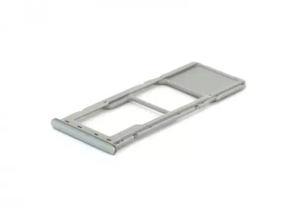 Tiroir sim et carte SD Samsung A505 Galaxy A50 blanc
