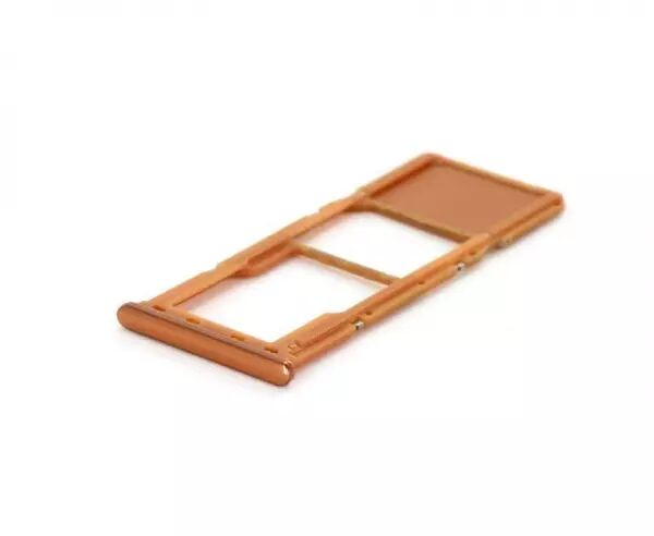 Tiroir sim et carte SD Samsung A505 Galaxy A50 or