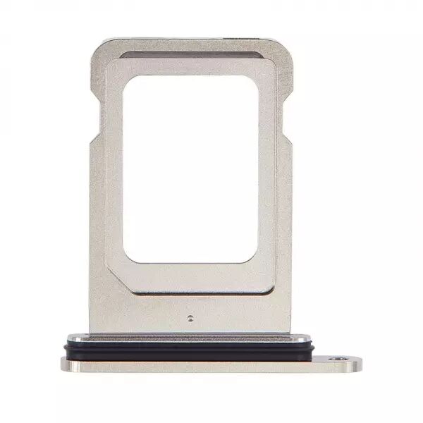 Tiroir sim iPhone 15 Pro/15 Pro Max titane blanc